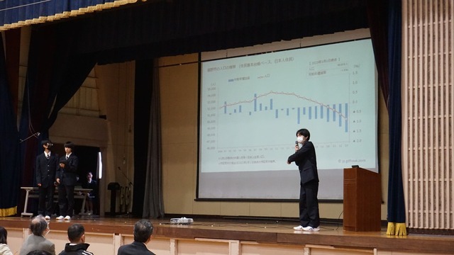 発表の様子