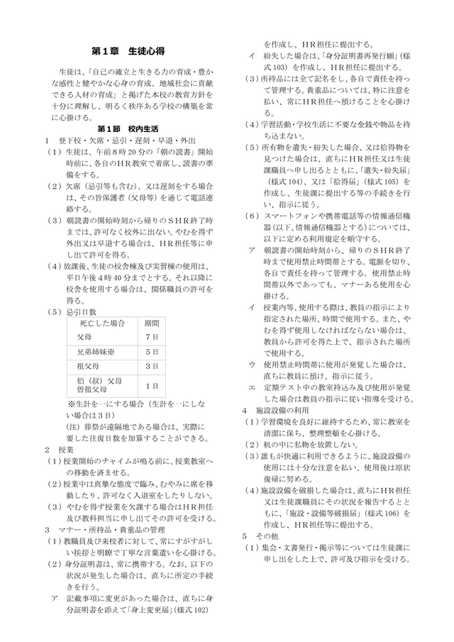 校則1