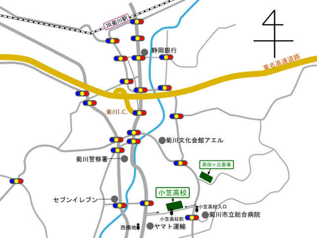 小笠高校マップ