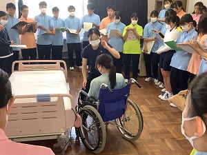 車椅子実習①