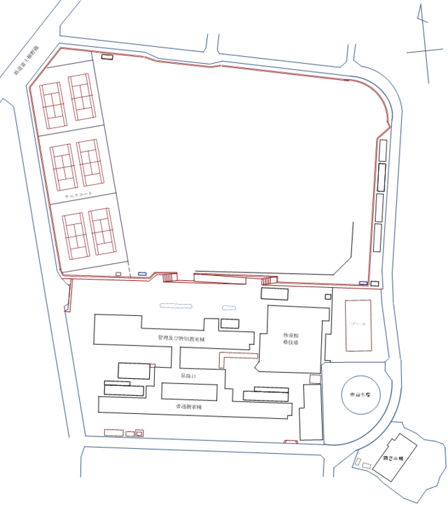 校舎平面図