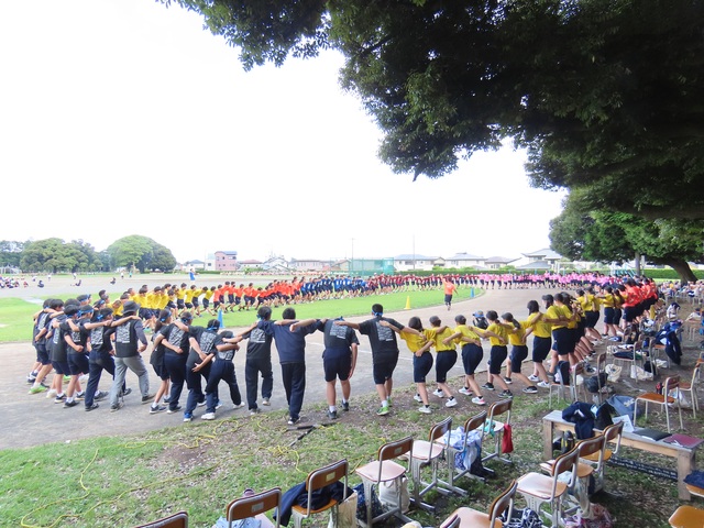 北嶺祭　体育の部　円陣