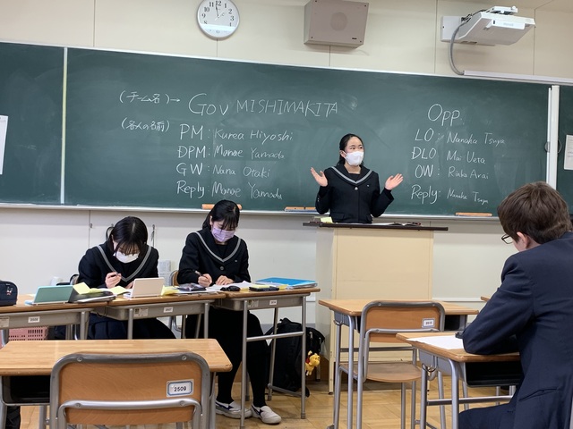 英語ディベート紹介写真 