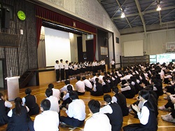 文化祭閉会式