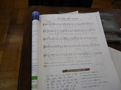 芸術の授業の様子