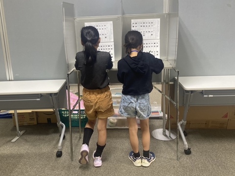 選挙の様子