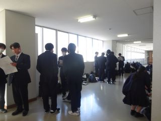 期末テスト初日２