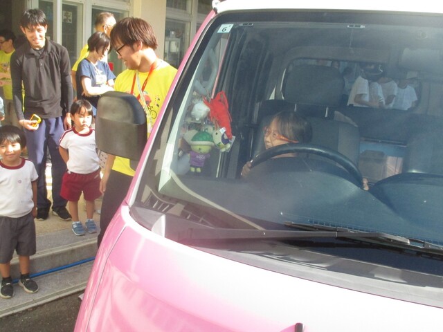 PRかーに のったよ