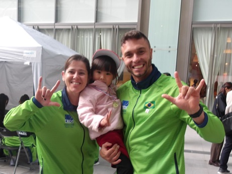 ブラジル代表選手との交流①