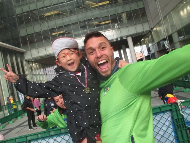 ブラジル代表選手との交流④