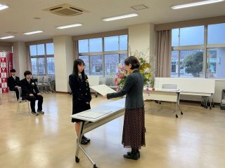 卒業証書授与式１