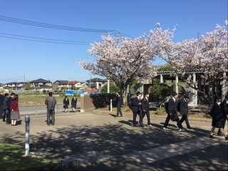 登校風景１