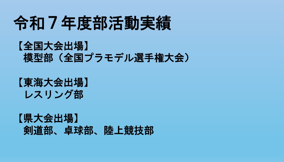 R7部活動実績