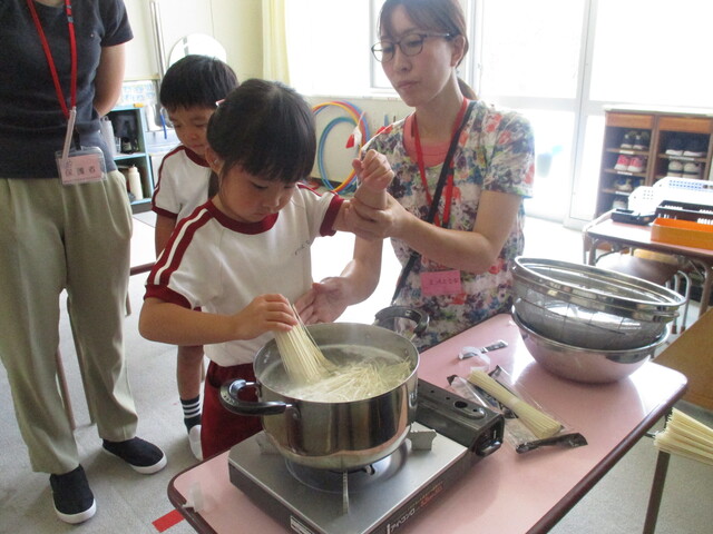 流しそうめんの会