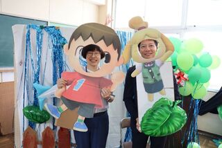 市長と校長先生 市長と校長先生