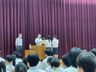 ２学期始業式１