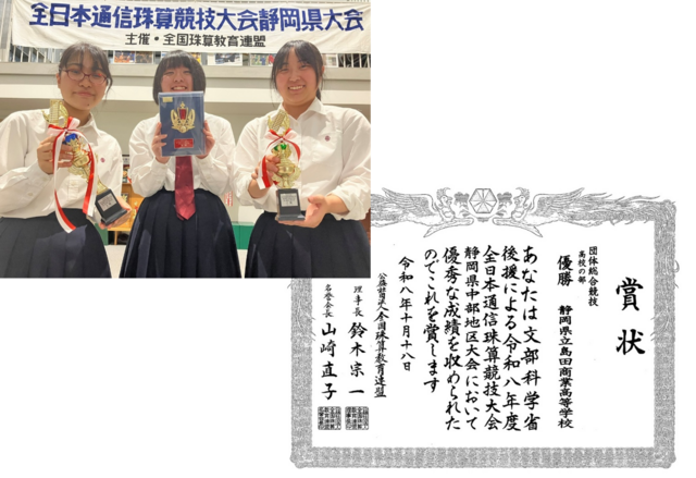 全日本通信珠算競技大会（中部地区大会）
