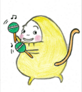 だるまさんがマラカス
