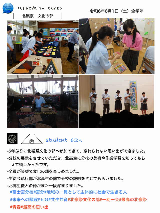 文化の部