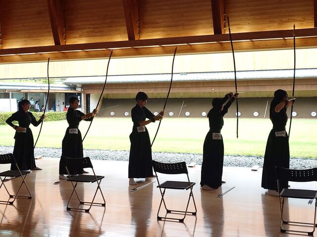 弓道県総体団体予選②