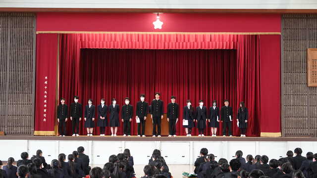 ３学期終業式３