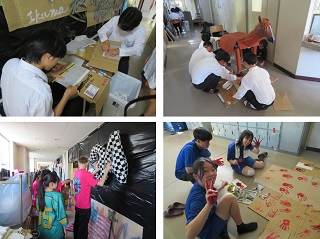 槙の葉祭準備１