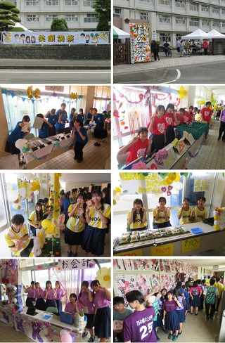 １年生物産展と２年生ＨＲ展