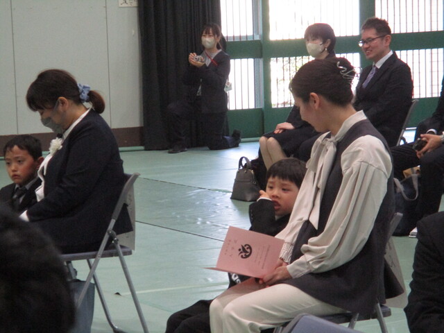 入学式が行われました。