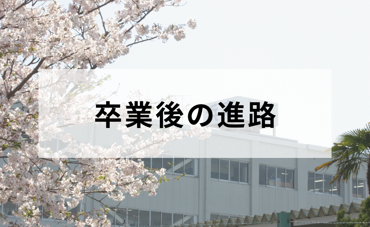 卒業後の進路