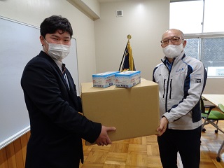 マスク寄贈