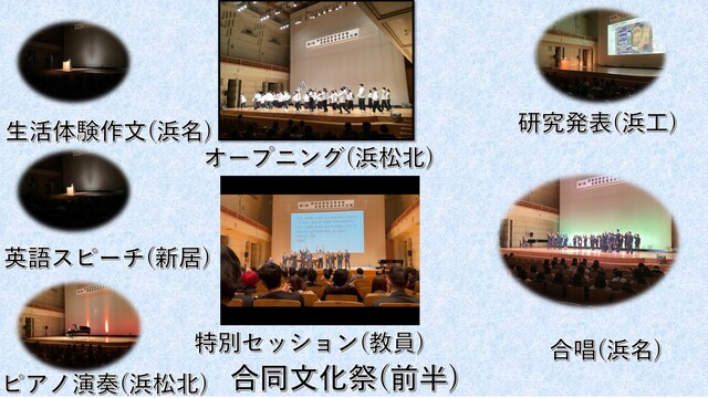 Ｒ６合同文化祭(前半)１月24日