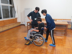 車いす体験