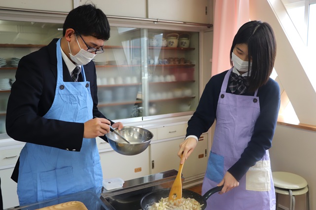 ２年生　調理実習②