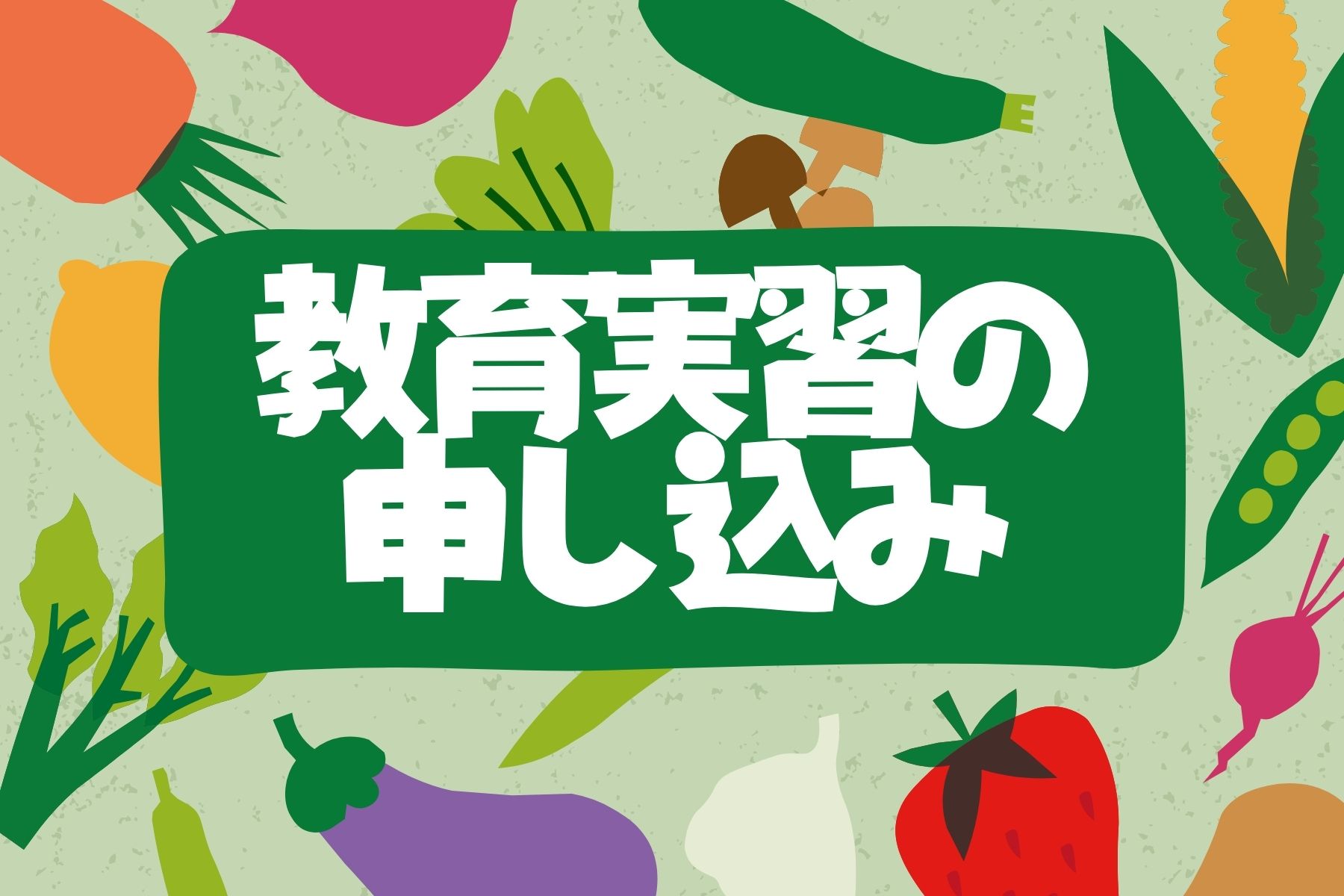 教育実習の申し込み