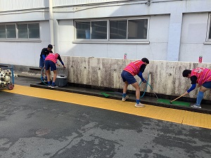 部活動大掃除①