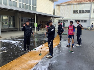 部活動大掃除②
