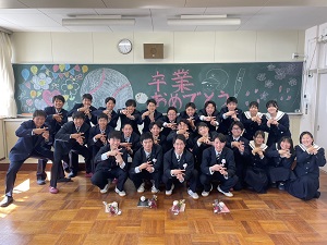 R6野球部３年送別会