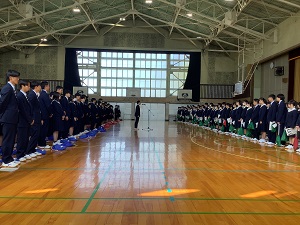 生徒会長挨拶
