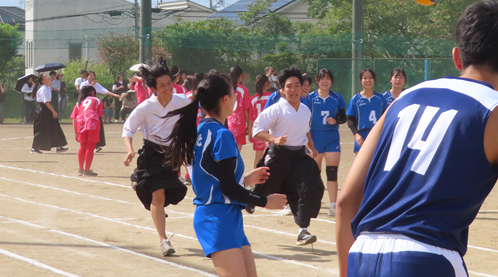 部活対抗リレーゴール