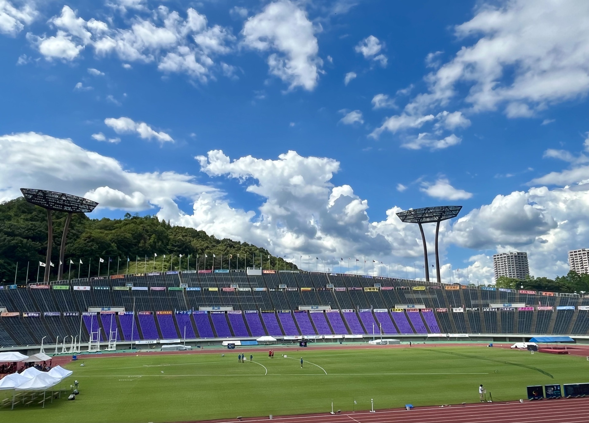 暑さとの戦いです