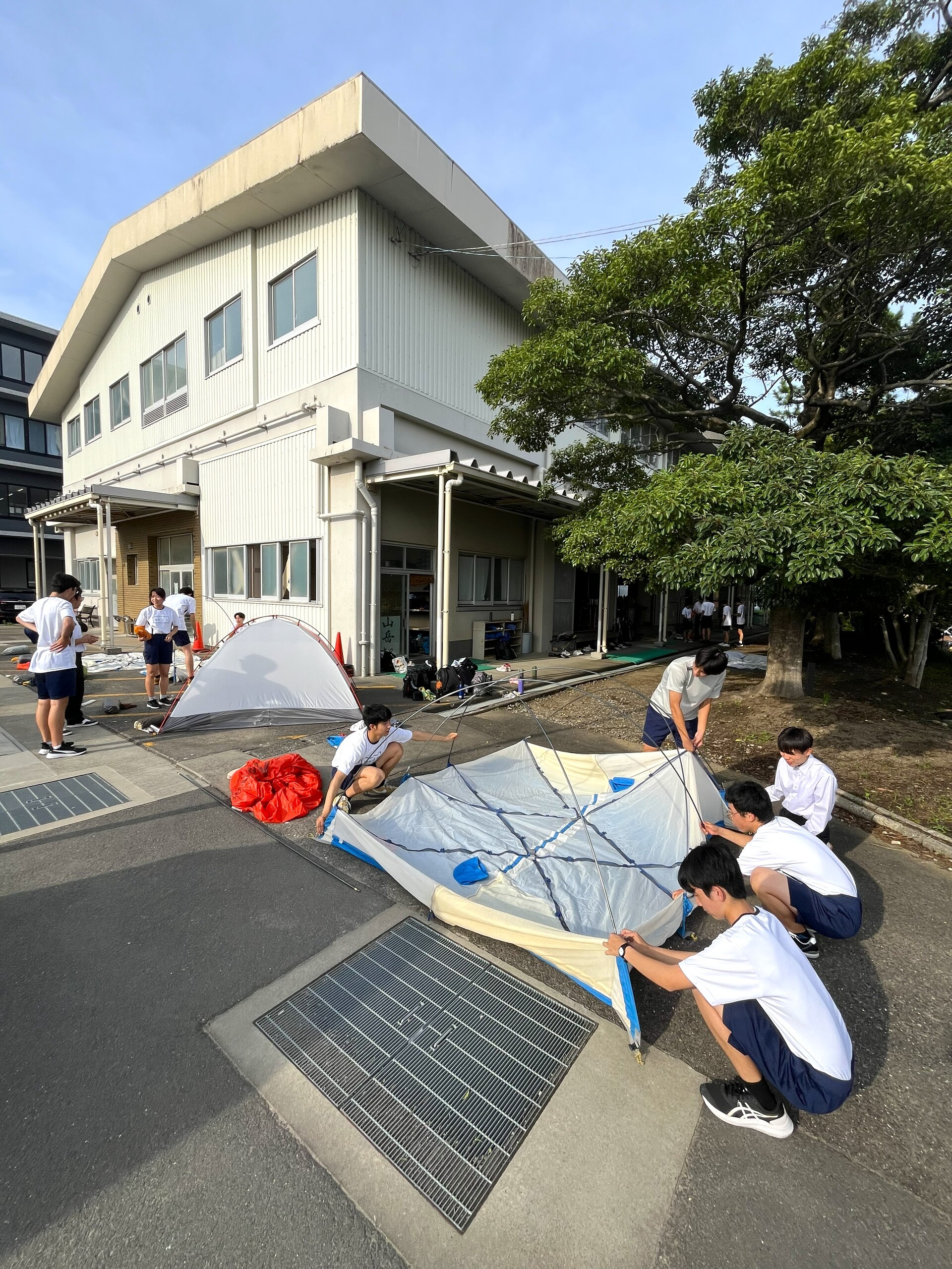 テント設営4 4