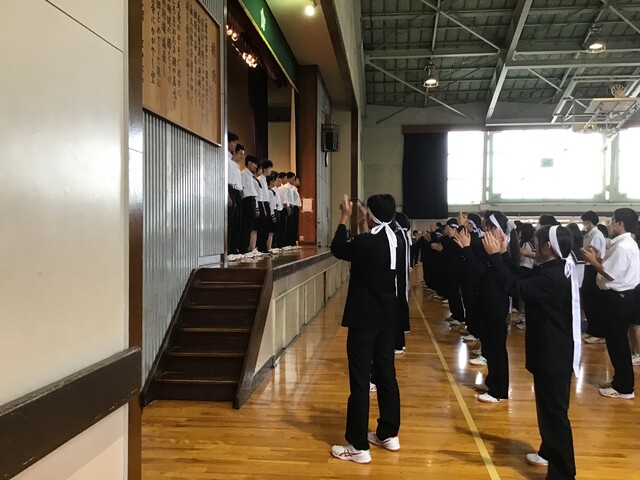 7月3日壮行会