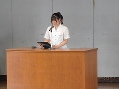 立会演説①村上さん