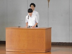 立会演説②そらさん