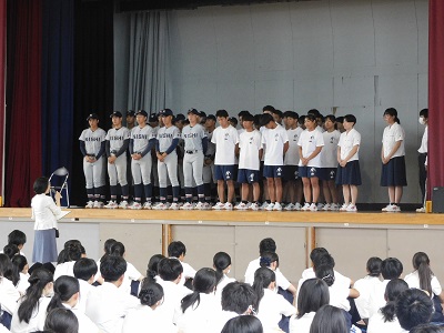 7月壮行会①