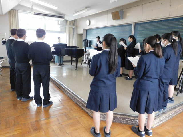 1年生音楽選択_合唱