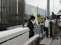 交通安全街頭指導③