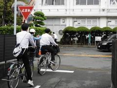 交通安全街頭指導④