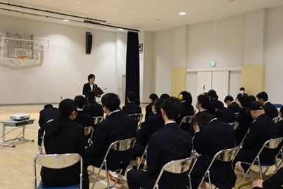新任・始業式②