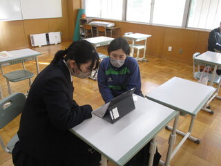 ３年生ほっこりエールタイム①